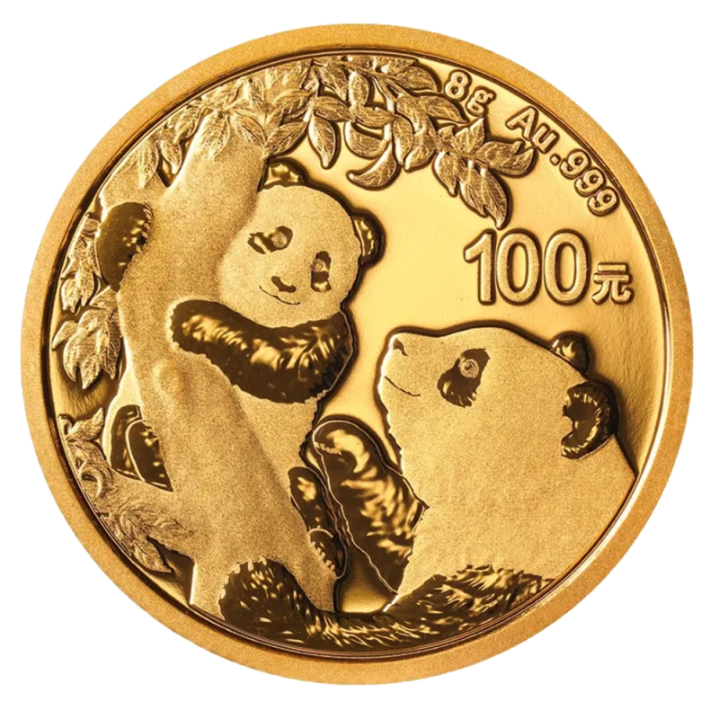 Zlatnik Panda 8 g 2021