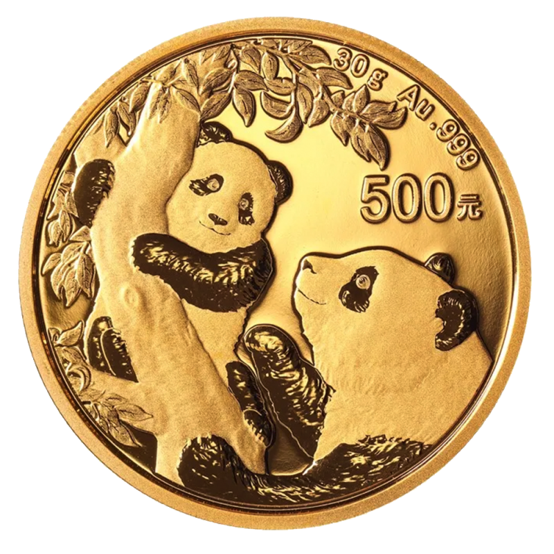 Zlatnik Panda 30 g 2021